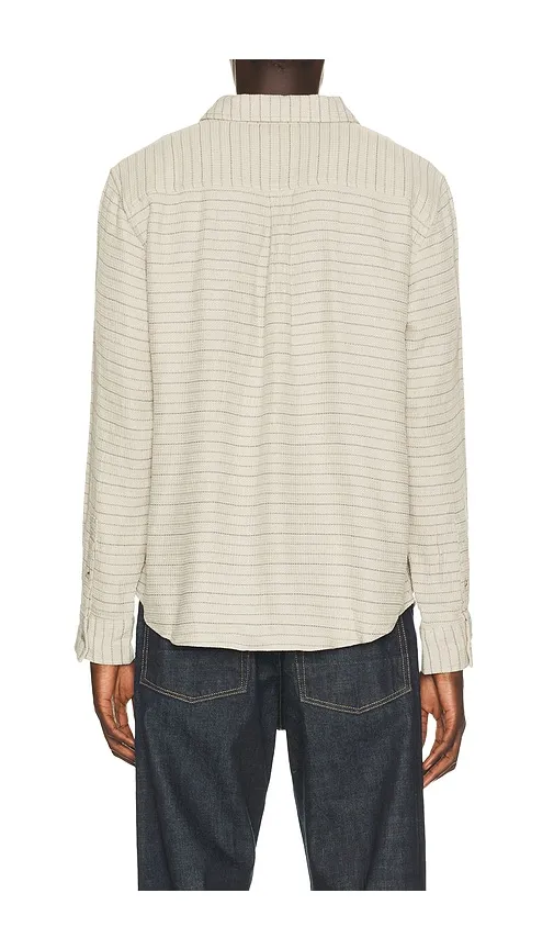 Oasis Long Sleeve Button Up Shirt in Cream. - size L (also in M, S, XL/1X) - Fair Harbor - Modalova