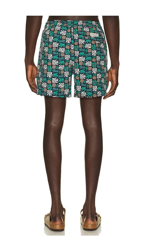 Bungalow Swim Trunk in Teal. - size L (also in M, S, XL/1X) - Fair Harbor - Modalova