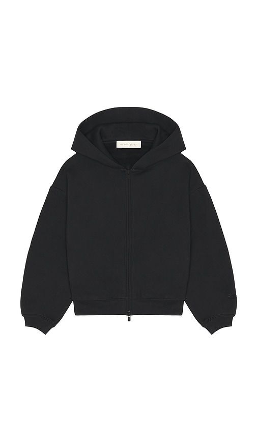 Kids Classic Full Zip Hoodie in Black. - size 2/3 (also in 4/5, 6/7) - Fear of God ESSENTIALS - Modalova