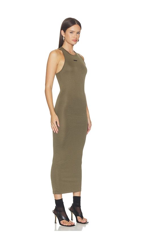 Soft Rib Racerback Dress in Green. - size M (also in S, XS) - Fear of God ESSENTIALS - Modalova