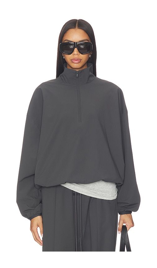 Half Zip Pullover Sweatshirt in Grey. - size L (also in XL) - Fear of God ESSENTIALS - Modalova
