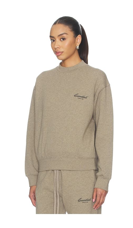 Classic Crewneck Sweatshirt in Taupe. - size S (also in XS) - Fear of God ESSENTIALS - Modalova