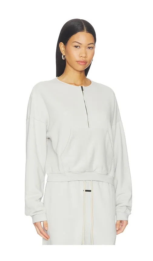 Relaxed Half Zip Sweater in Baby Blue. - size L (also in M, S, XS) - Fear of God ESSENTIALS - Modalova
