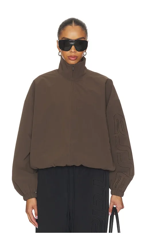 Active Trace Full Zip Track Jacket in Chocolate. - size S (also in XL, XS) - Fear of God ESSENTIALS - Modalova