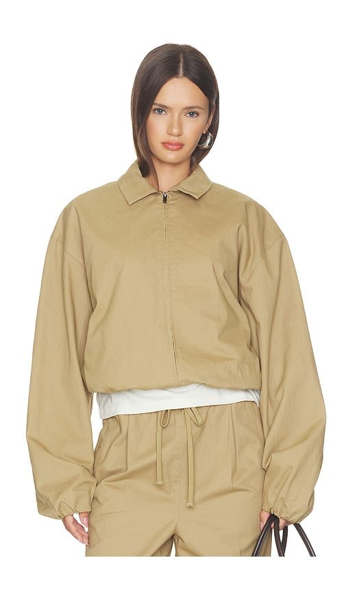 Full Zip Work Jacket in Brown. - size L (also in M, S, XS) - Fear of God ESSENTIALS - Modalova