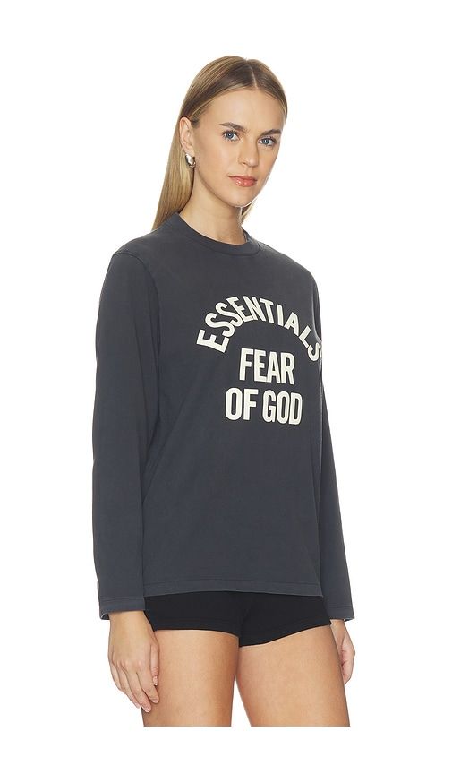 Campus Classic Long Sleeve Tee in Black. - size M (also in S, XS) - Fear of God ESSENTIALS - Modalova