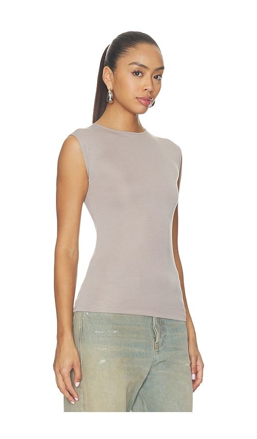 Soft Rib Fitted Tank Top in Grey. - size L (also in M, S, XS) - Fear of God ESSENTIALS - Modalova