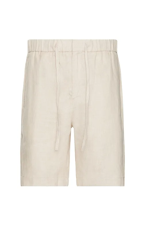Felipe Linen Shorts in Brown. - size 28 (also in 34) - Frescobol Carioca - Modalova