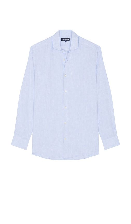 Antonio Linen Shirt in Blue. - size S (also in XL/1X) - Frescobol Carioca - Modalova