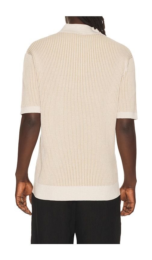 Rino Cotton Blend Polo in Nude. - size S (also in M, L, XL/1X, XXL/2X) - Frescobol Carioca - Modalova