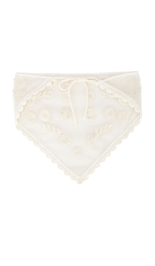 Floral Crochet Headscarf in - For Love & Lemons - Modalova