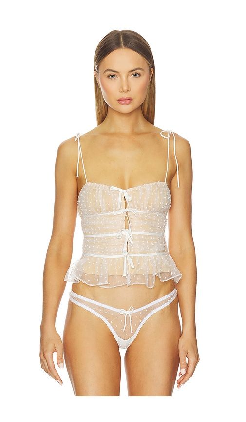 Devon Dot Bustier in . - size L (also in XL) - For Love & Lemons - Modalova
