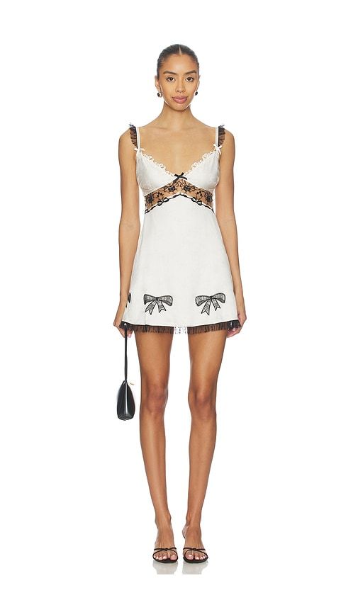 Bow Time Slip Dress in . - size L (also in XL) - For Love & Lemons - Modalova