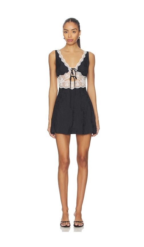 Bluebird Jacquard Mini Slip in . - size XL (also in XS) - For Love & Lemons - Modalova