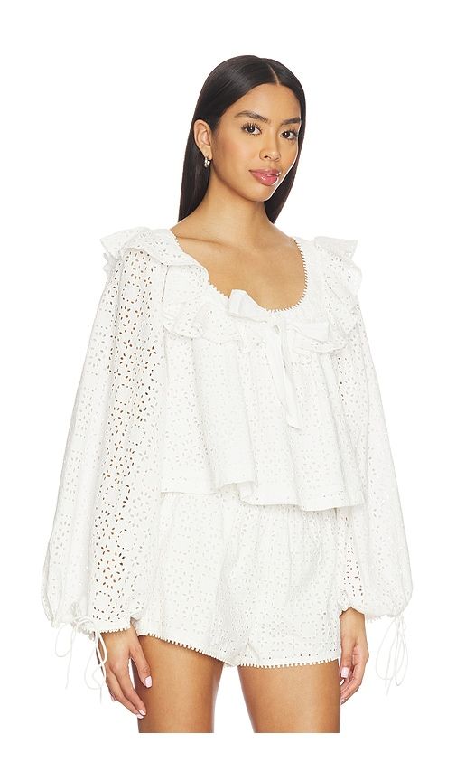 Willa Eyelet Top in . - size L (also in M, S, XS) - For Love & Lemons - Modalova