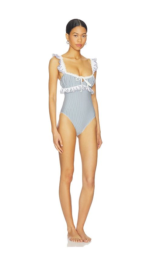 Daisy Lane One Piece Swimsuit in Slate. - size L (also in M, XS) - For Love & Lemons - Modalova
