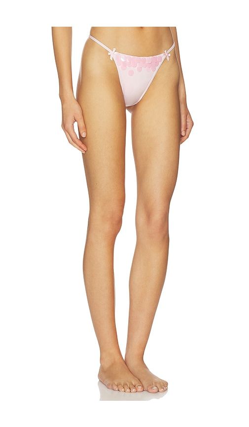 Louise Bikini Bottom in Blush. - size L (also in M, XL, XS) - For Love & Lemons - Modalova