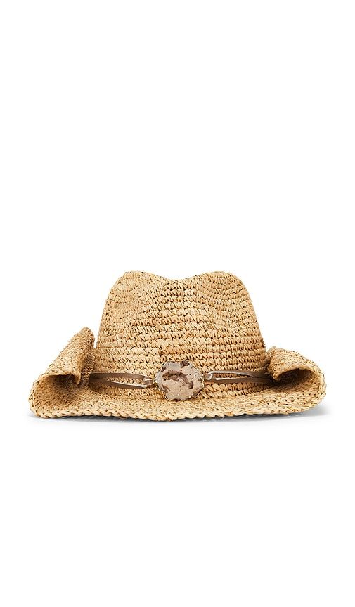Kelli Cowboy Hat in Neutral - florabella - Modalova