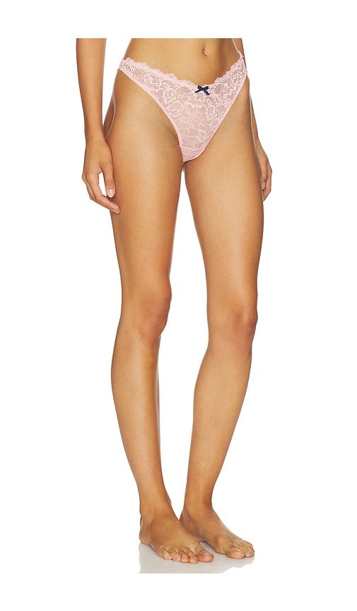 Bianca Lace Thong in Pink. - size 1 (also in 3, 4, 5) - fleur du mal - Modalova