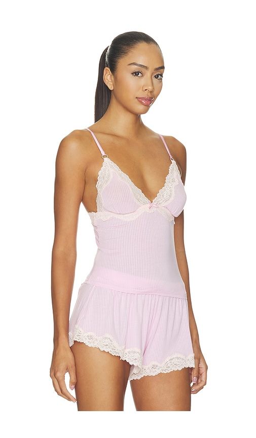 Butter Rib Cami Top in Pink. - size L (also in XS) - fleur du mal - Modalova