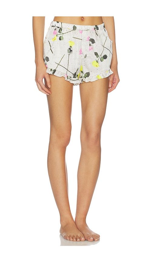 Ruffle Shorts in Cream. - size XL (also in XS) - fleur du mal - Modalova