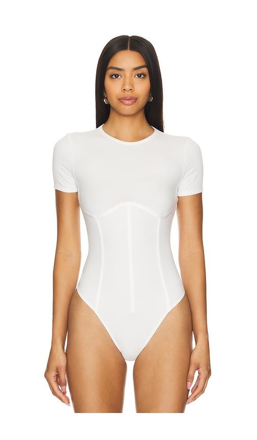 T-Shirt Bodysuit in White. - size L (also in M, S, XS) - fleur du mal - Modalova