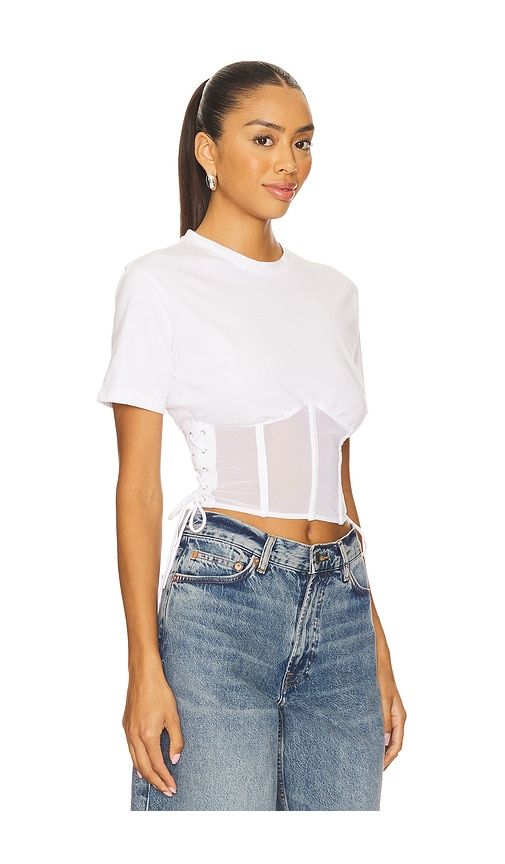 Sabrina Corset T-Shirt in . - size L (also in M, S, XS) - fleur du mal - Modalova