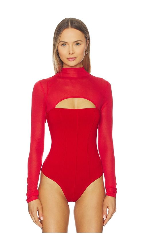 Kate Bodyuit in Red. - size L (also in M, S) - fleur du mal - Modalova