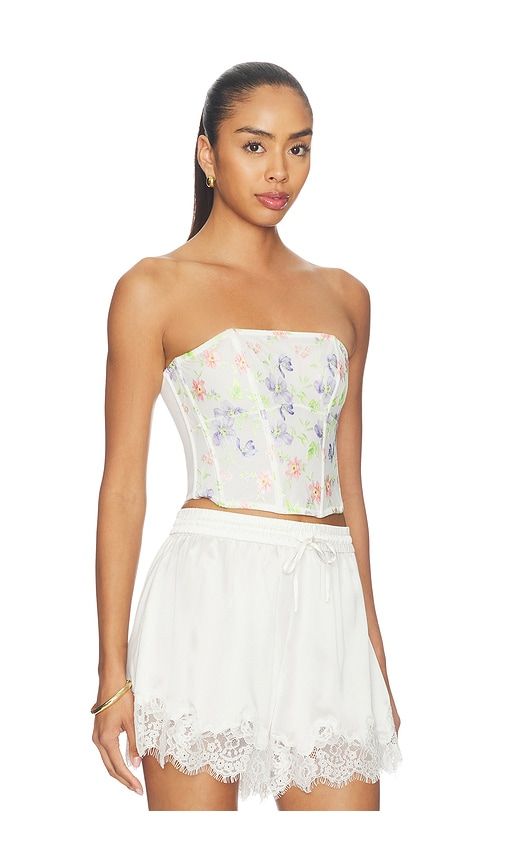 Elar Embroidery Corset Top in . - size L (also in M, S, XS) - fleur du mal - Modalova
