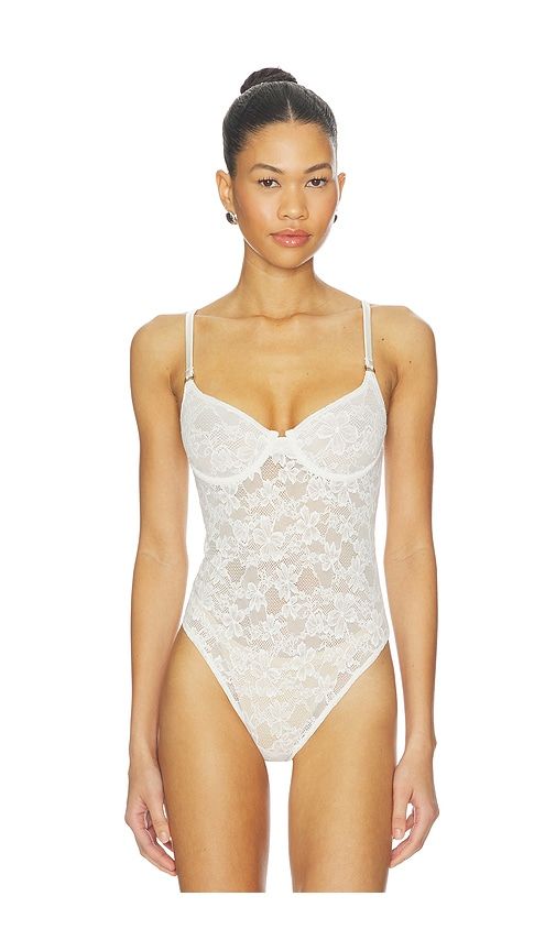 Le Stretch Lace Bodysuit in . - size M (also in S, XS) - fleur du mal - Modalova