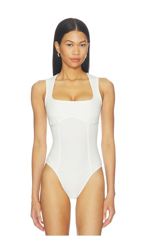 Organic Cotton Scoop Neck Bodysuit in . - size L (also in M, S, XS) - fleur du mal - Modalova