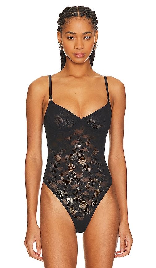 Le Stretch Lace Bodysuit in . - size S (also in XL, XS) - fleur du mal - Modalova