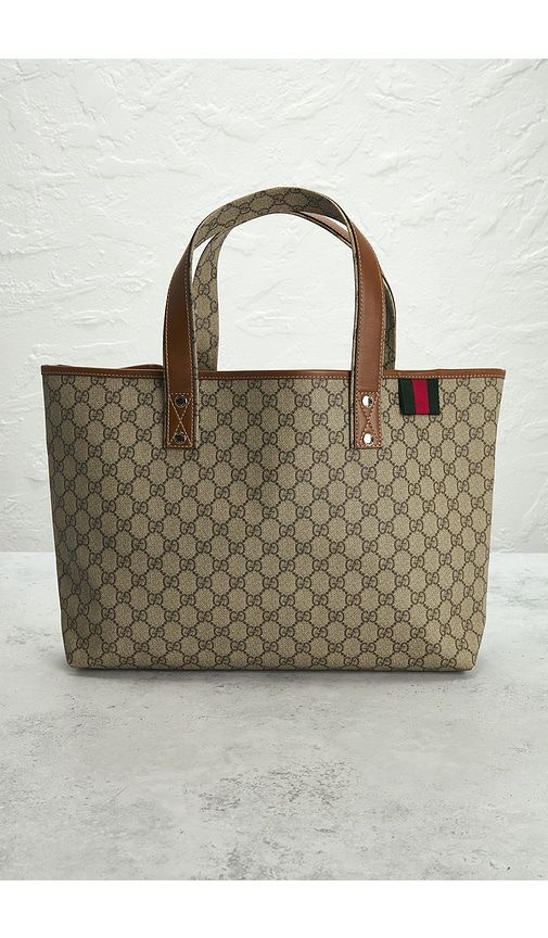 FWRD Renew Gucci Tote Bag in Brown - FWRD Renew - Modalova