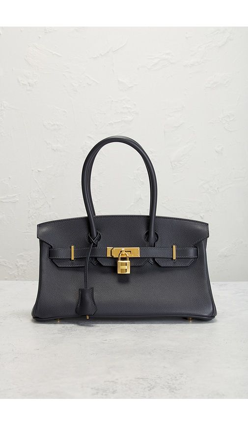 Hermes Evercolor Shoulder Birkin Light 29 Handbag in Navy - FWRD Renew - Modalova
