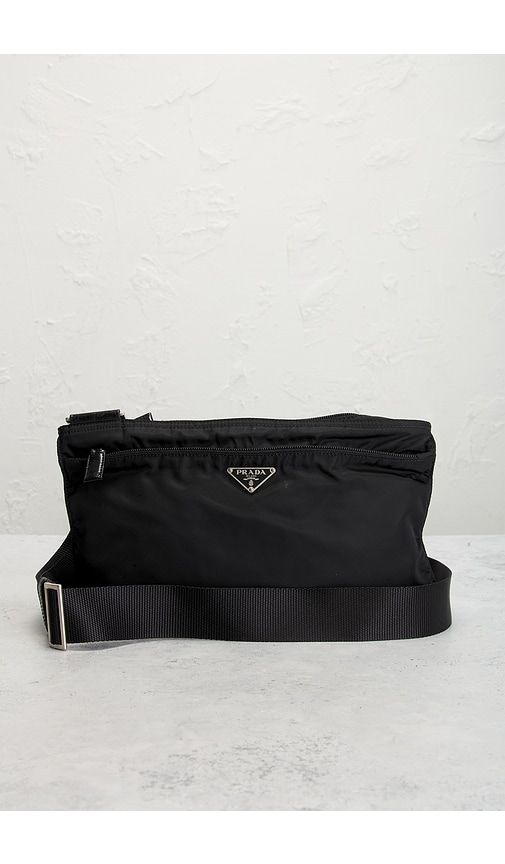 Prada Tessuto Flat Messenger Bag in - FWRD Renew - Modalova