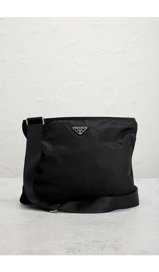 Prada Tessuto Flat Messenger Bag in - FWRD Renew - Modalova