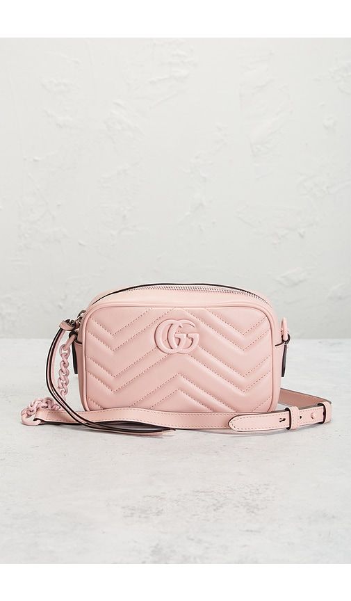 Gucci Mini GG Marmont Shoulder Bag in - FWRD Renew - Modalova