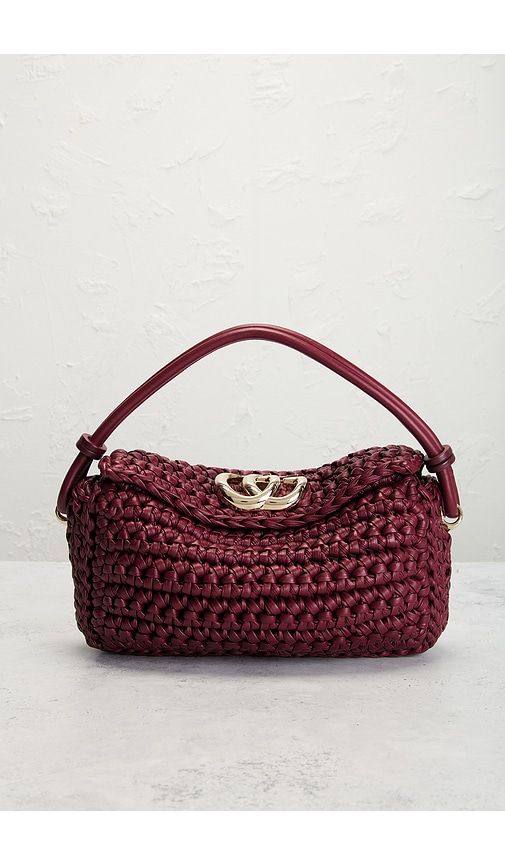 Gucci Braided GG Marmont Shoulder Bag in - FWRD Renew - Modalova