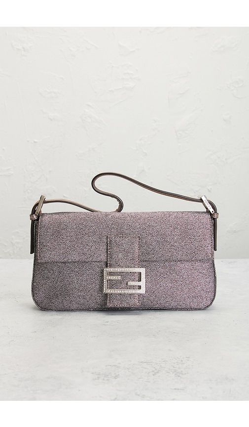 Fendi Baguette Shoulder Bag in Metallic - FWRD Renew - Modalova