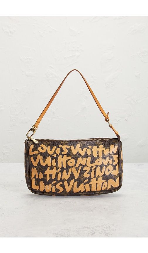 Louis Vuitton X Stephen Sprouse Monogram Graffiti Pochette Accessoires Shoulder Bag in - FWRD Renew - Modalova
