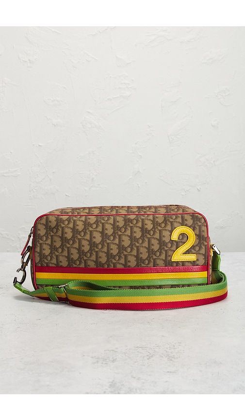 Dior Vintage Trotter Rasta Messenger Bag in - FWRD Renew - Modalova