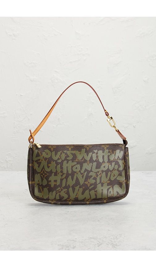 Louis Vuitton X Stephen Sprouse Monogram Graffiti Pochette Accessoires Shoulder Bag in - FWRD Renew - Modalova
