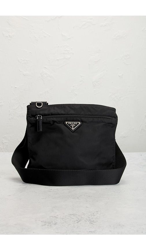 Prada Tessuto Flat Messenger Bag in - FWRD Renew - Modalova