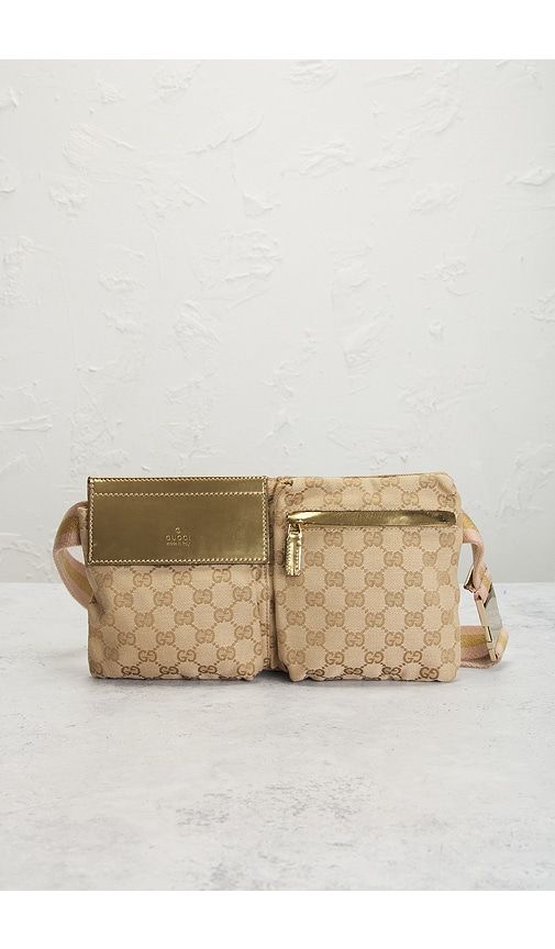 Gucci Double Pocket Belt Bag in - FWRD Renew - Modalova