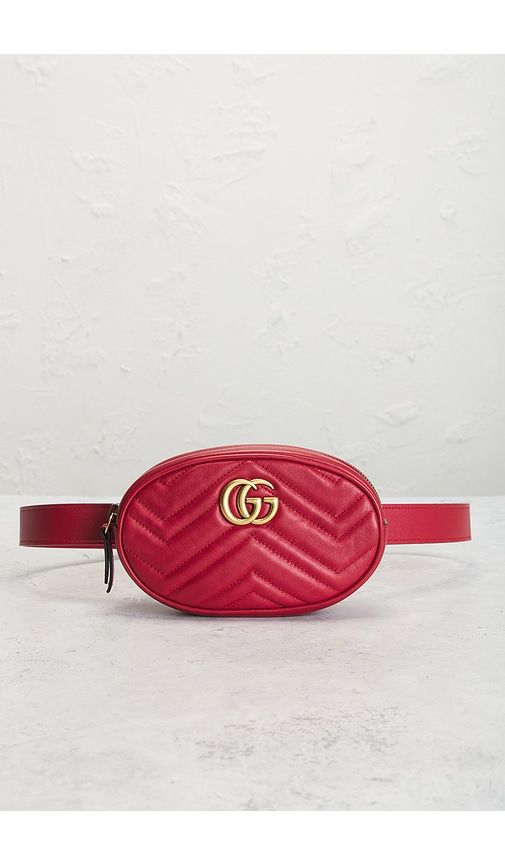 Gucci GG Marmont Belt Bag in - FWRD Renew - Modalova
