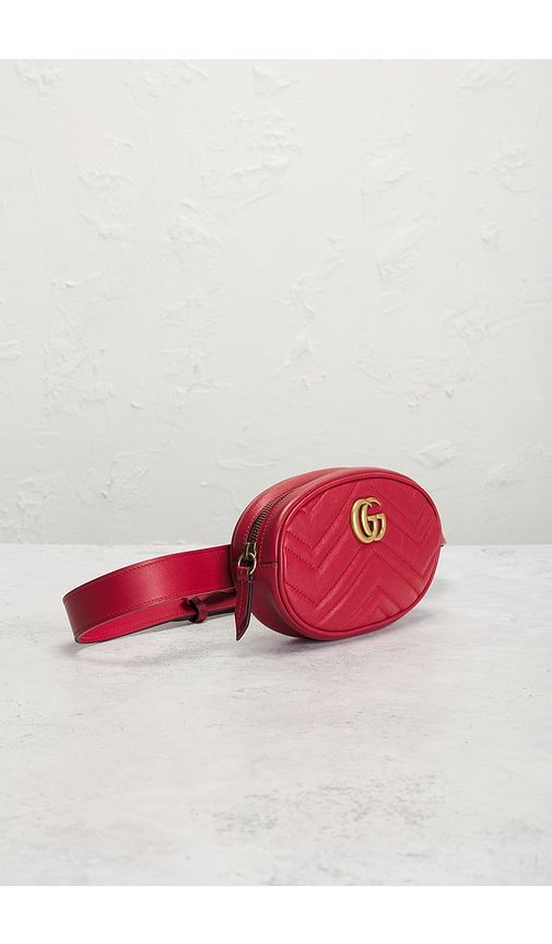 Gucci GG Marmont Belt Bag in - FWRD Renew - Modalova