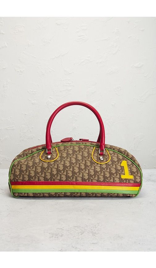 Dior Trotter Rasta Boston Bag in - FWRD Renew - Modalova