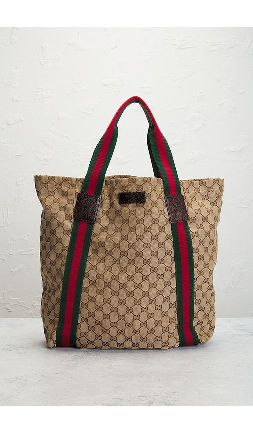 FWRD Renew Gucci Tote Bag in Brown - FWRD Renew - Modalova