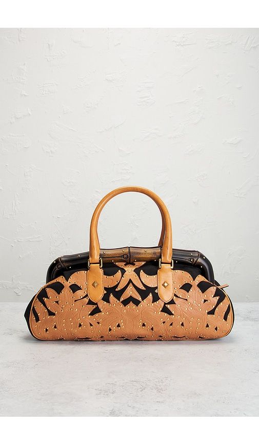 Gucci Bamboo Bullet Handbag in Brown - FWRD Renew - Modalova