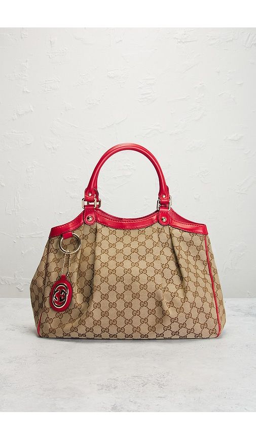 Gucci Sukey Tote Bag in Pink - FWRD Renew - Modalova